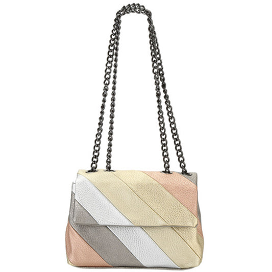 Metallic Color Crossbody Bag